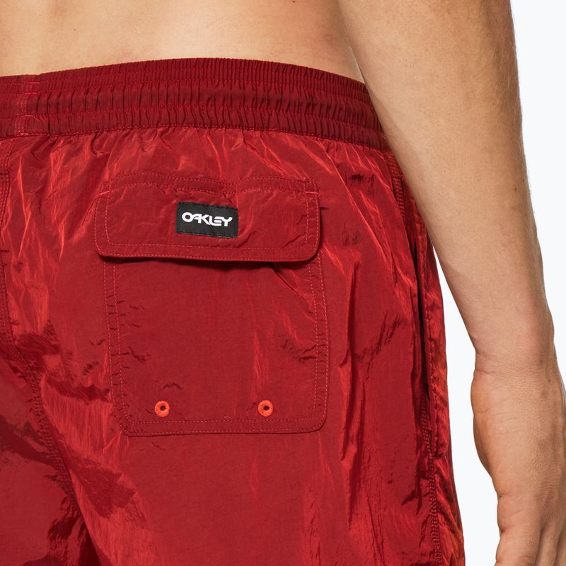 Pantaloncini da bagno Oakley All Day B1B 16" linea rossa da uomo 10