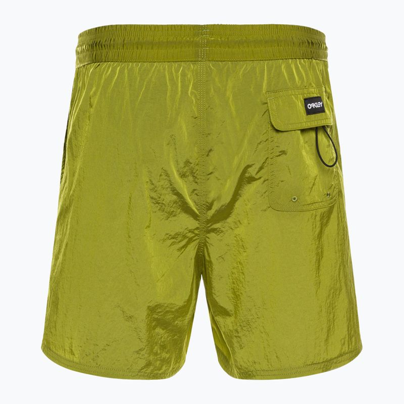 Pantaloncini da bagno Oakley All Day B1B 16" da uomo in zolfo 2