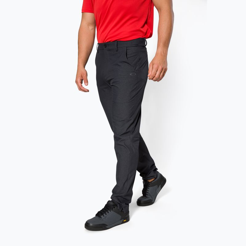 Pantaloni da golf Oakley Take Pro blackout hthr da uomo