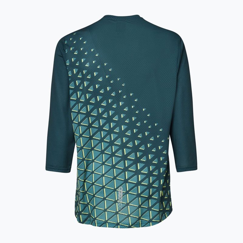Maglia da ciclismo Oakley Flow 3/4 uomo verde hunter 2