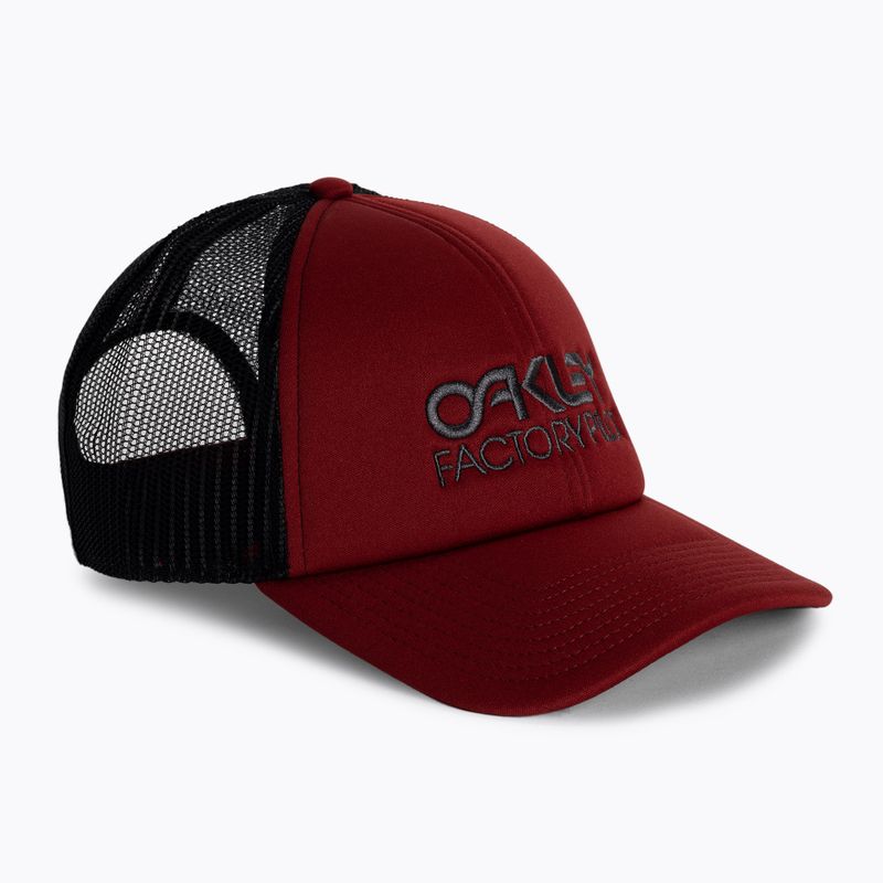 Oakley Factory Pilot Trucker berretto da baseball da uomo rosso ferro