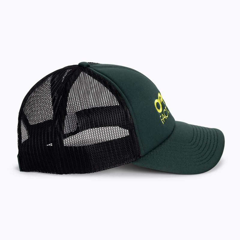 Oakley Factory Pilot Trucker, berretto da baseball da uomo verde scuro 2