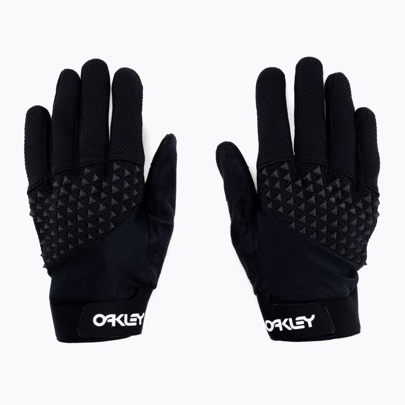 Guanti da ciclismo Oakley Drop In MTB blackout da uomo 3