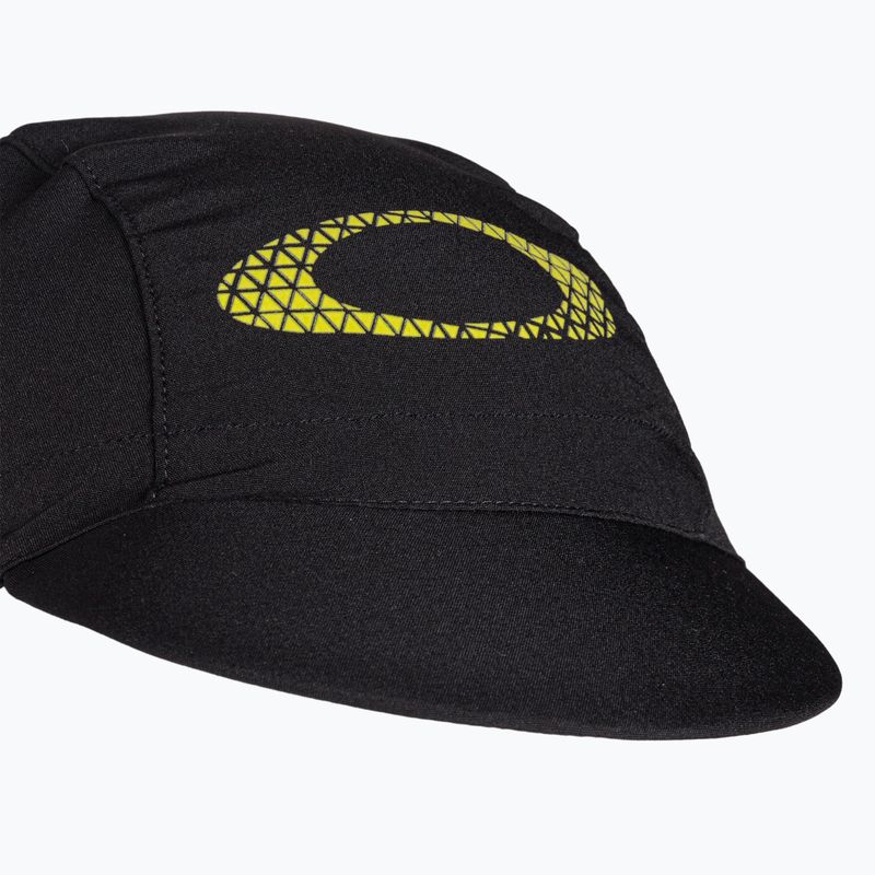 Berretto da ciclismo Oakley Cadence Road nero/sulphur da uomo 6