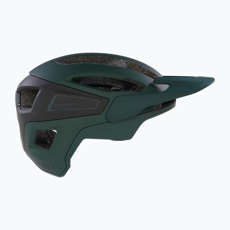 Oakley Drt3 Trail Europe casco da bicicletta verde cacciatore/nero satinato 7