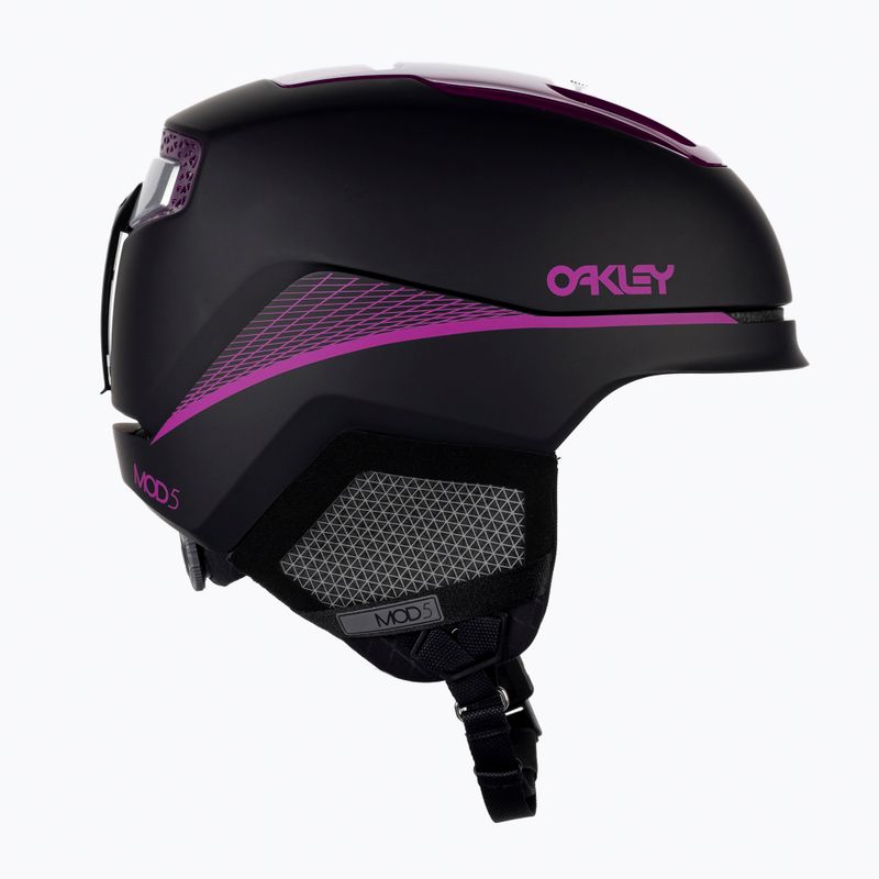 Casco da sci Oakley Mod5 nero/ultra viola 4