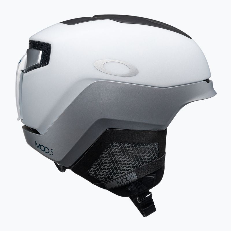 Casco da sci Oakley Mod5 argento/bianco/poseidon 4