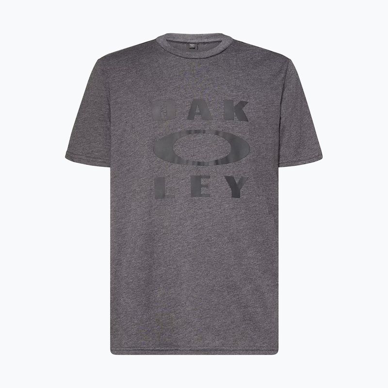 Oakley Bark Ellipse Tee Uomo Camicia grigio scuro hthr/nero