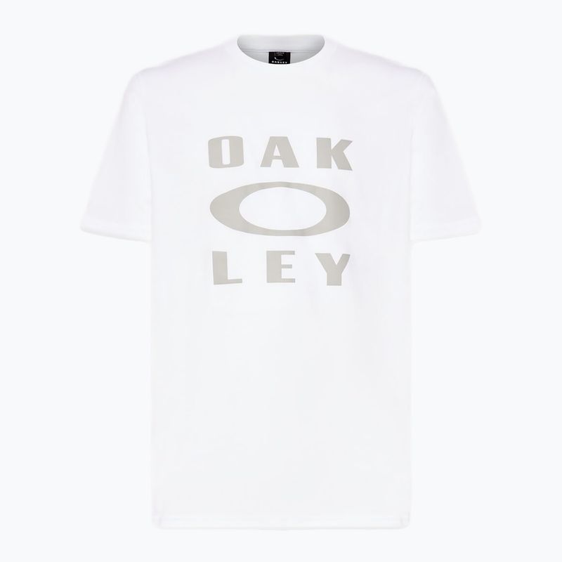 Oakley Bark Ellipse Tee Uomo bianco