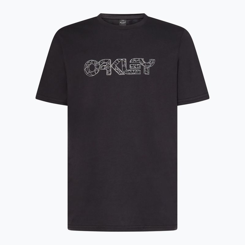 Maglietta Oakley Wire B1B Tee blackout da uomo