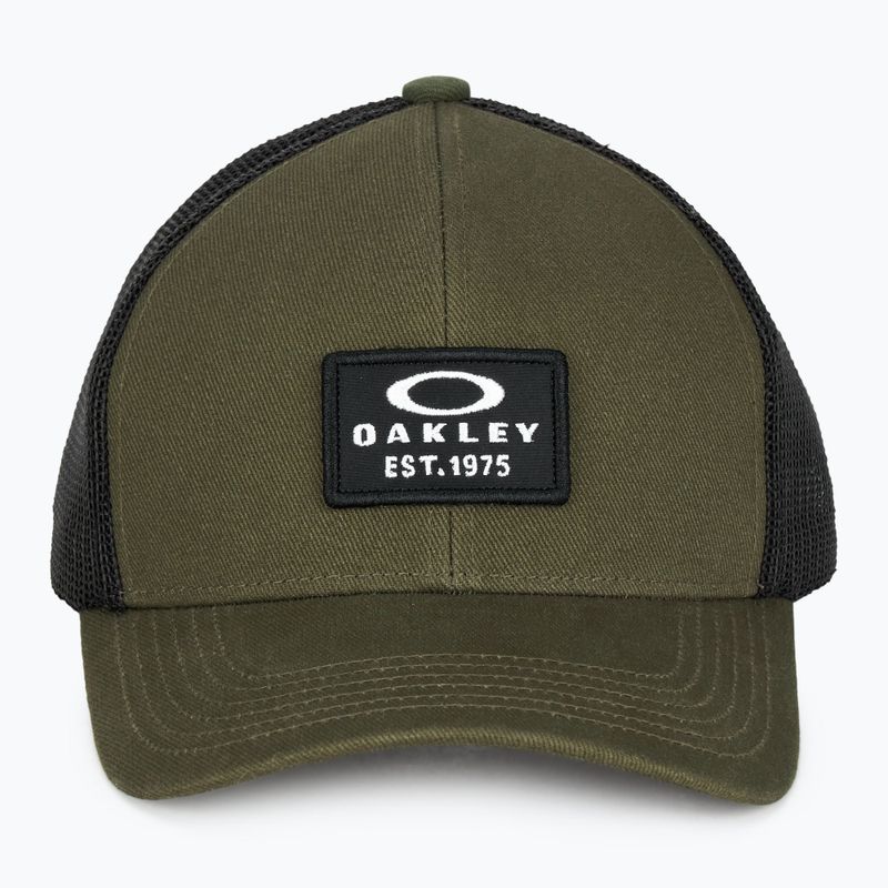 Cappello da baseball Oakley Patch Trucker da uomo, nuovo, scuro, a spazzola 2