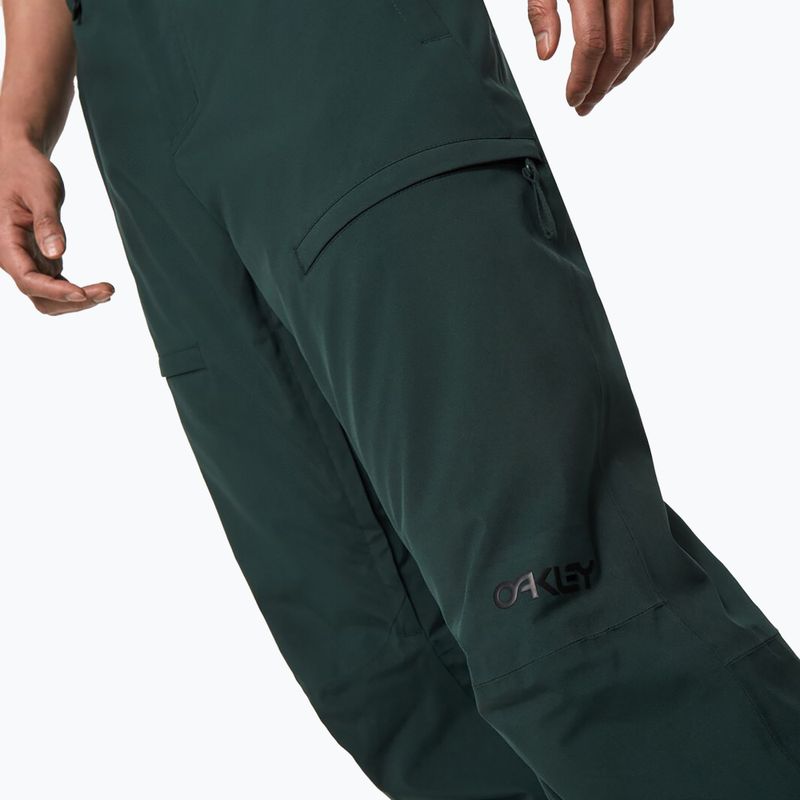 Pantaloni da snowboard Oakley Axis Insulated da uomo, verde scuro 6