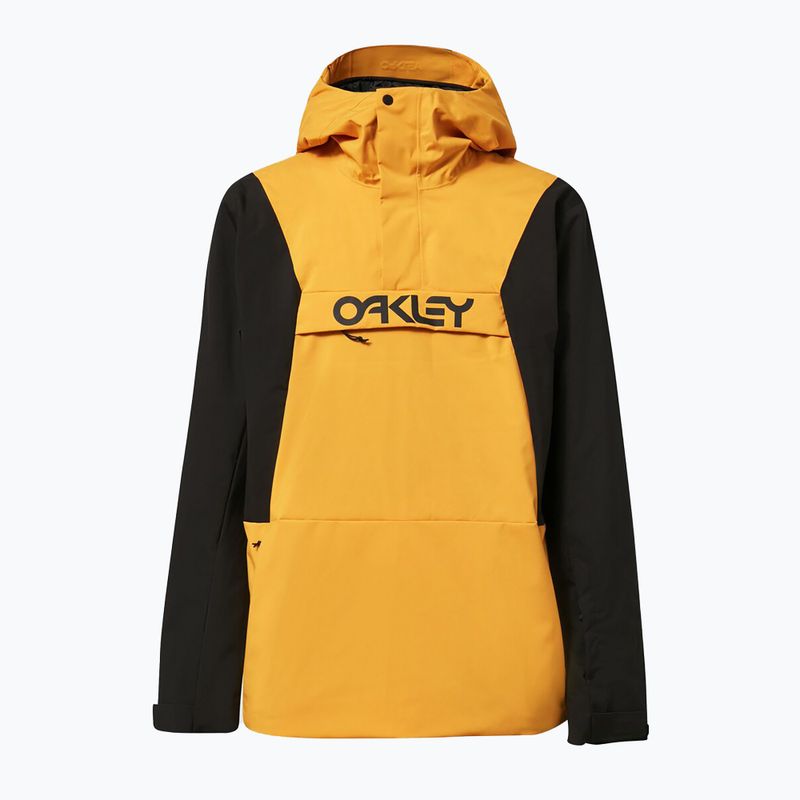 Giacca da snowboard Oakley TNP TBT Insulated Anorak da uomo giallo ambra/blackout 11