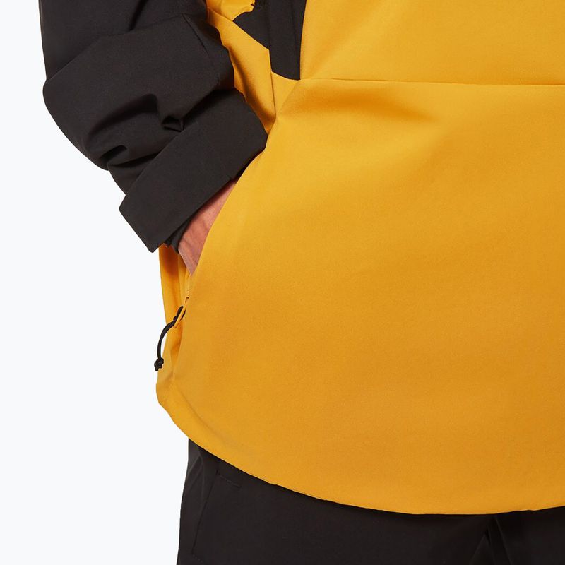 Giacca da snowboard Oakley TNP TBT Insulated Anorak da uomo giallo ambra/blackout 8