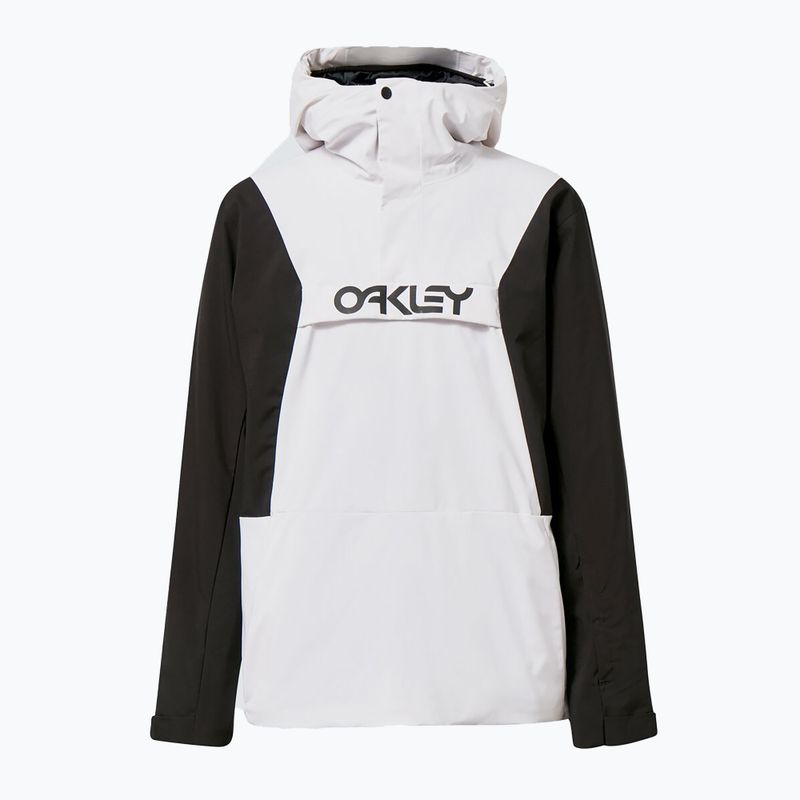 Giacca da snowboard isolata Oakley TNP TBT Uomo Anorak bianco/nero 5