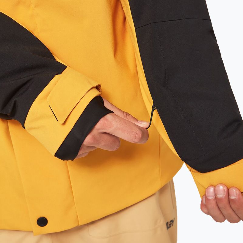 Giacca da snowboard Oakley TNP TBT Insulated da uomo giallo ambra/blackout 4