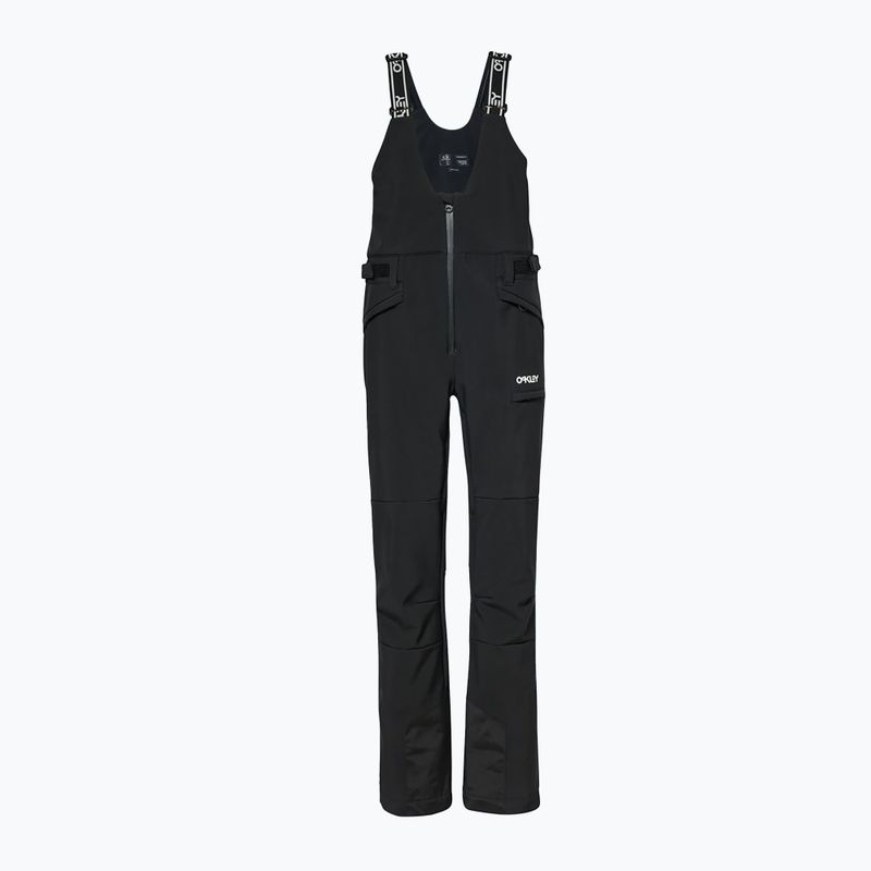 Pantaloni da snowboard Oakley TC Dharma Softshell Bib blackout da donna 6