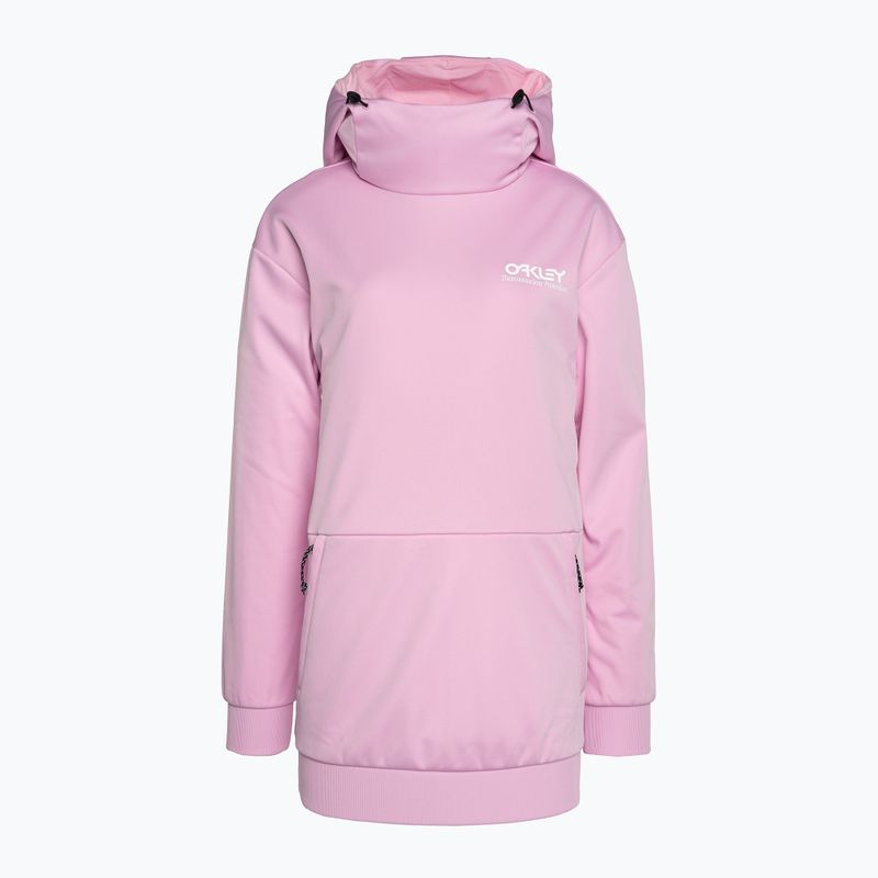 Felpa Oakley Park RC Softshell da donna con cappuccio a fiori rosa per lo snowboard 10