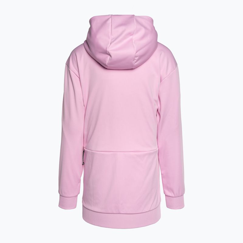 Felpa Oakley Park RC Softshell da donna con cappuccio a fiori rosa per lo snowboard 11