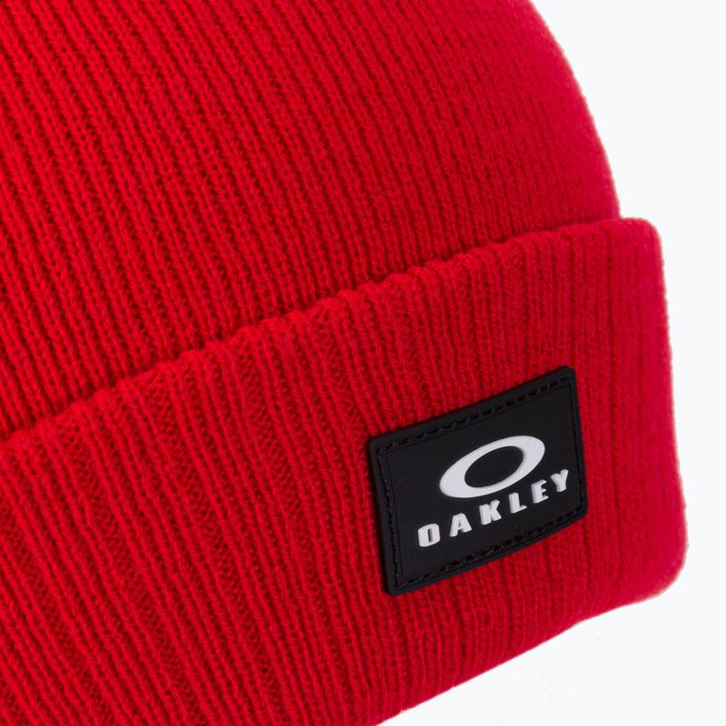 Berretto invernale Oakley Ribbed 2.0 linea rossa 3