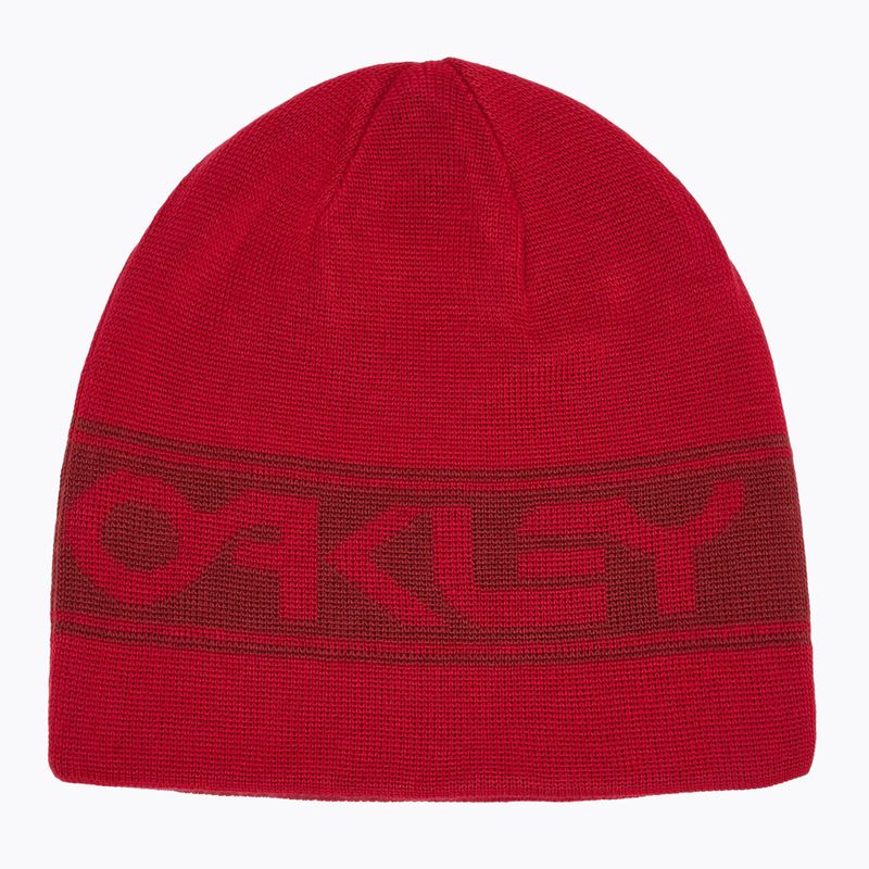 Berretto invernale Oakley TNP reversibile linea rossa/rosso ferro 4