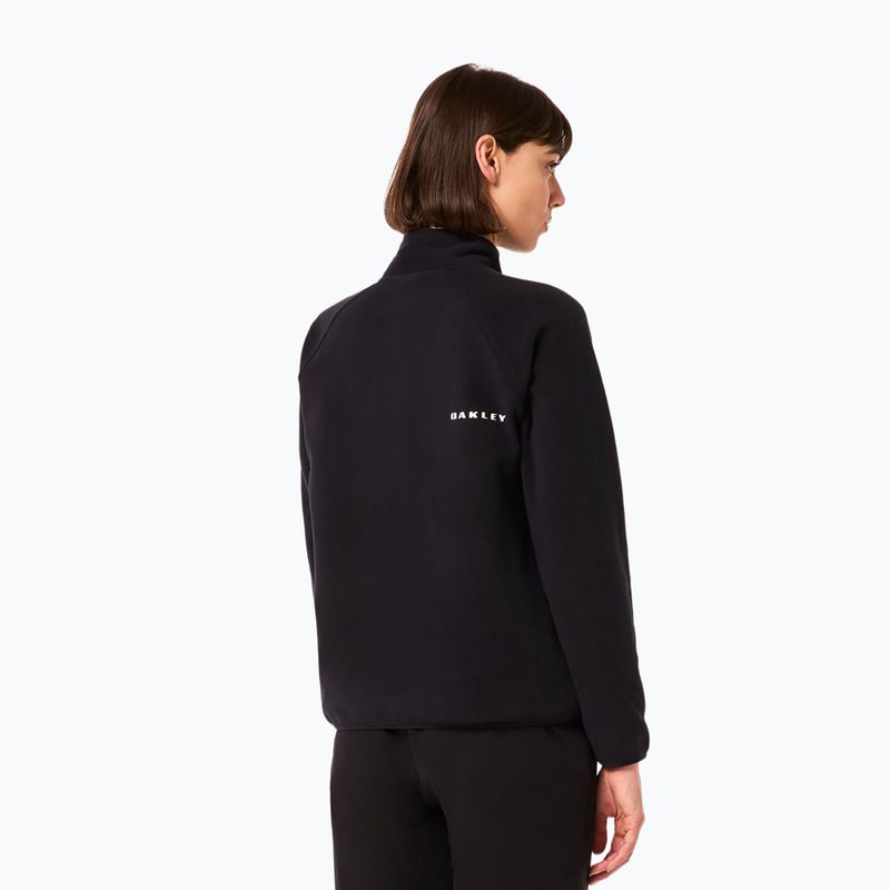 Pile donna Oakley Maple Ridge 1/2 Zip Fleece blackout 4