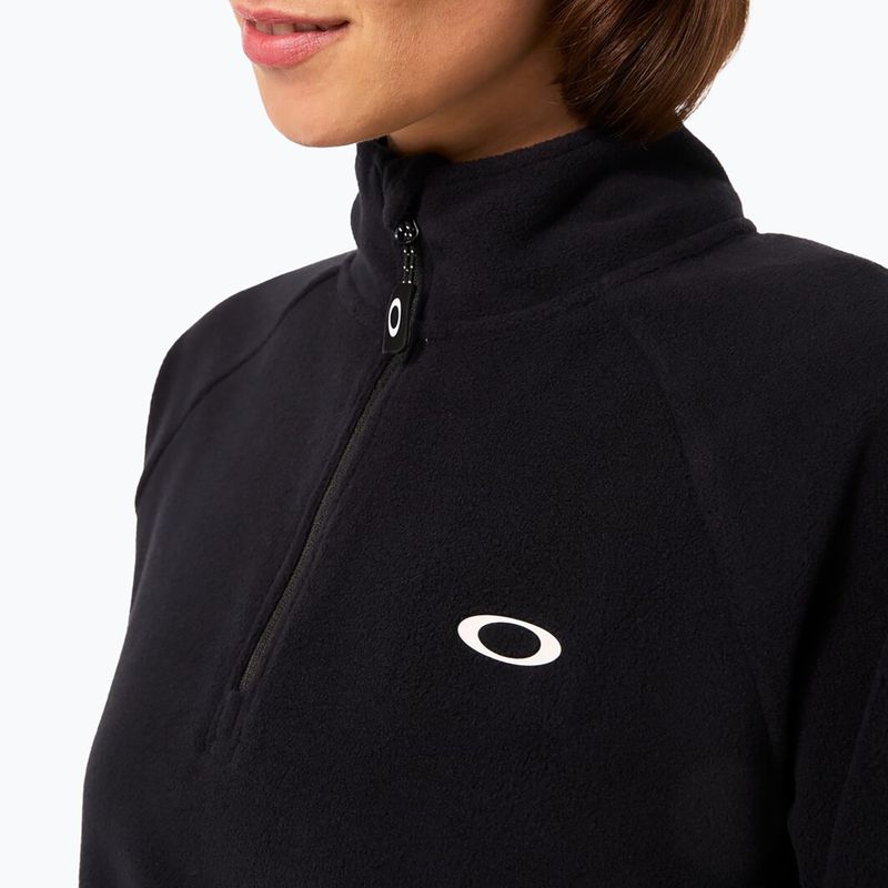 Pile donna Oakley Maple Ridge 1/2 Zip Fleece blackout 6