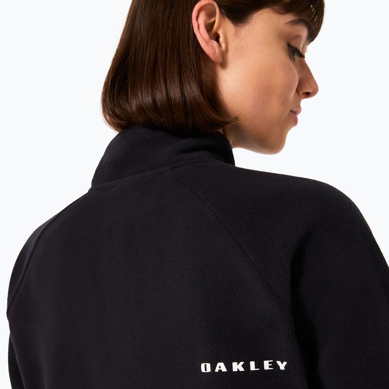 Pile donna Oakley Maple Ridge 1/2 Zip Fleece blackout 7