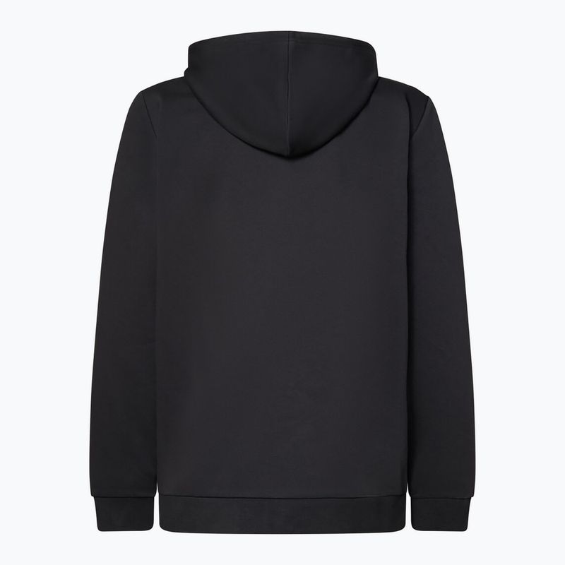 Felpa Oakley FZ Hoodie blackout da uomo 2