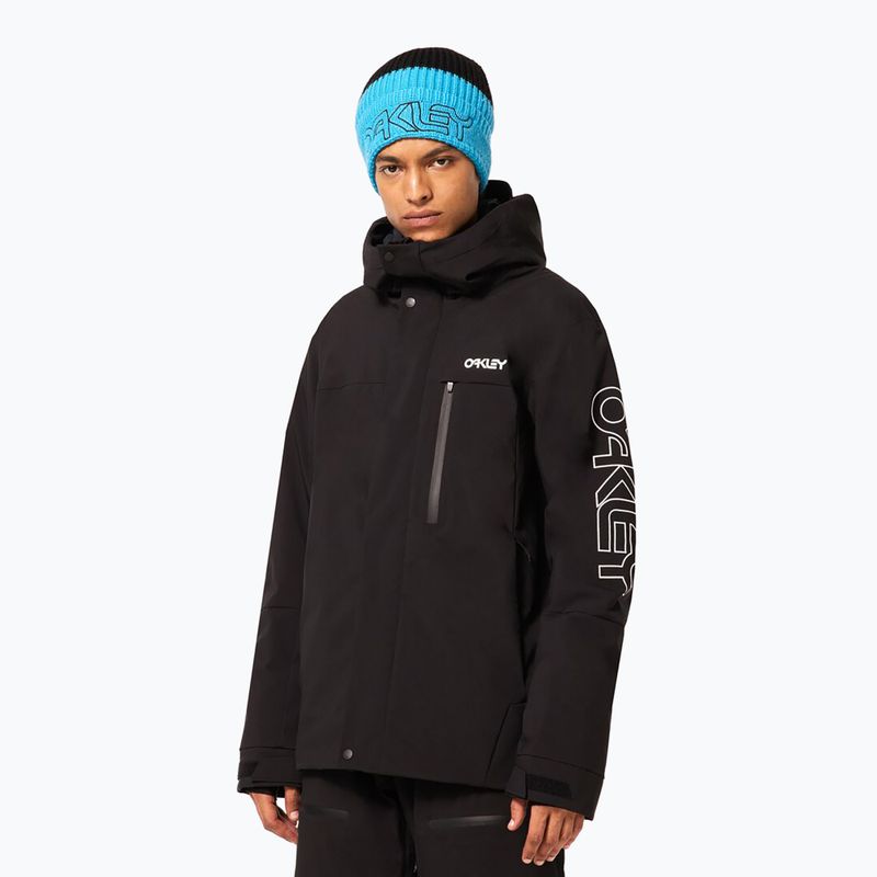 Giacca da snowboard uomo Oakley TNP TBT Insulated black/white logo