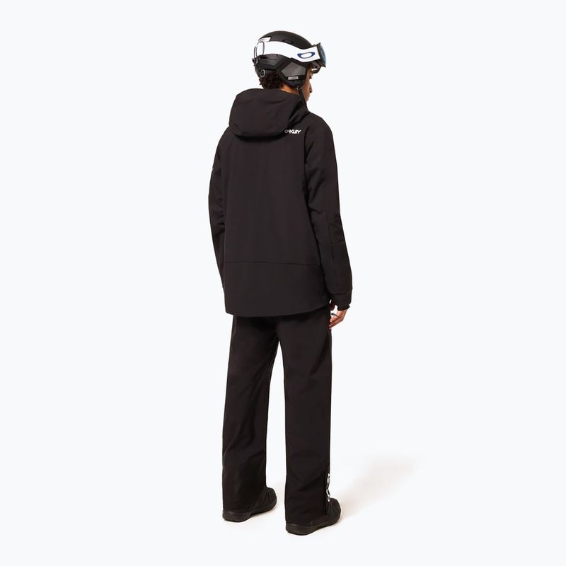 Giacca da snowboard uomo Oakley TNP TBT Insulated black/white logo 2