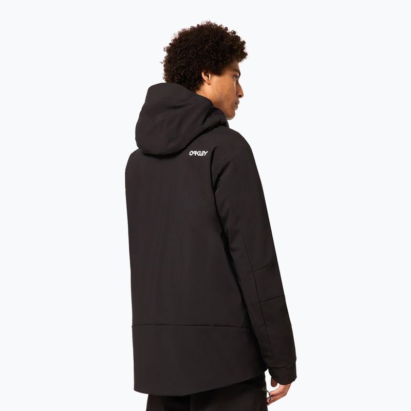 Giacca da snowboard uomo Oakley TNP TBT Insulated black/white logo 6