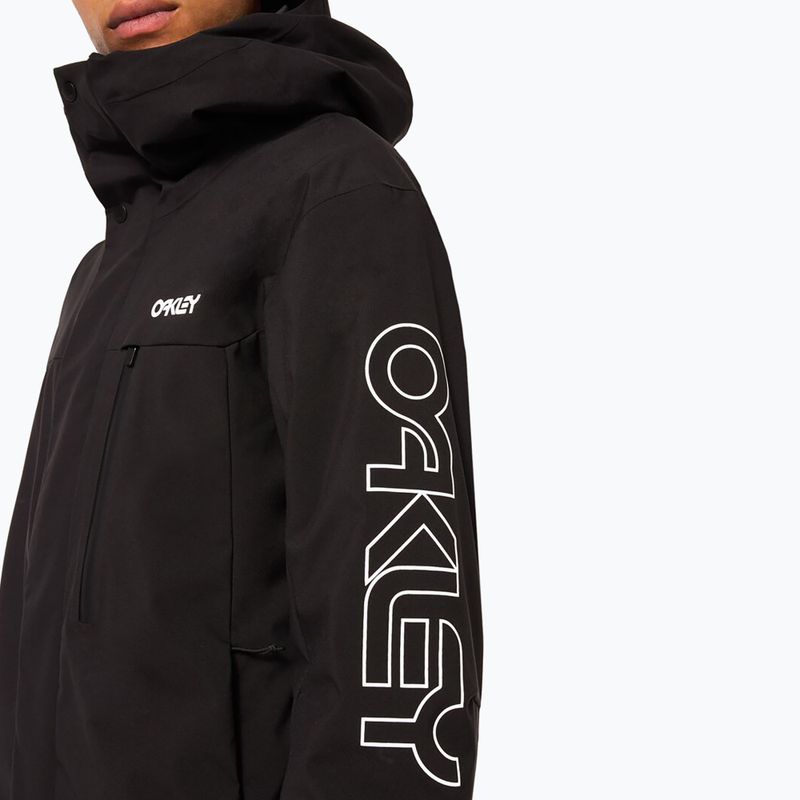 Giacca da snowboard uomo Oakley TNP TBT Insulated black/white logo 7