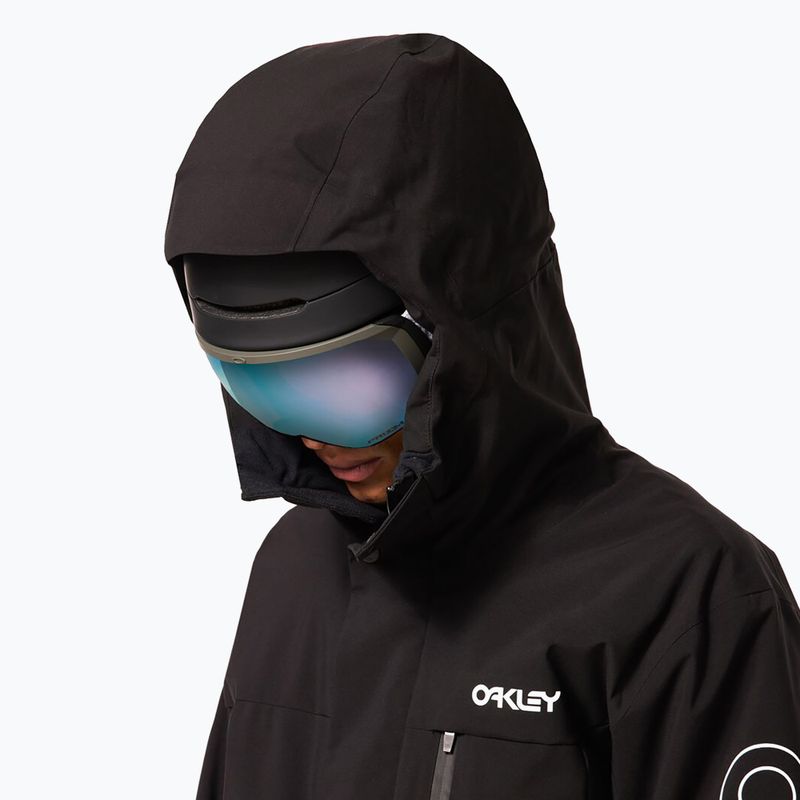 Giacca da snowboard uomo Oakley TNP TBT Insulated black/white logo 12