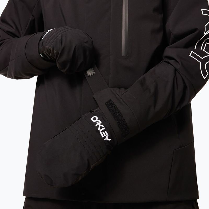 Giacca da snowboard uomo Oakley TNP TBT Insulated black/white logo 14