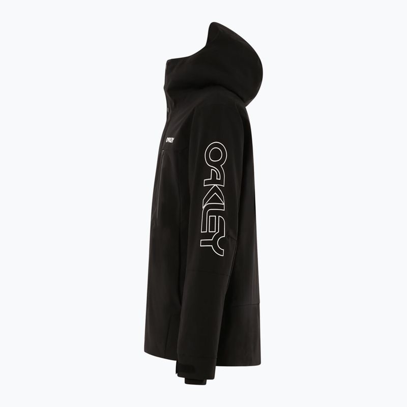 Giacca da snowboard uomo Oakley TNP TBT Insulated black/white logo 17