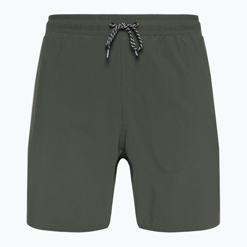 Pantaloncini da bagno Oakley Oneblock 18" nuovi e scuri da uomo