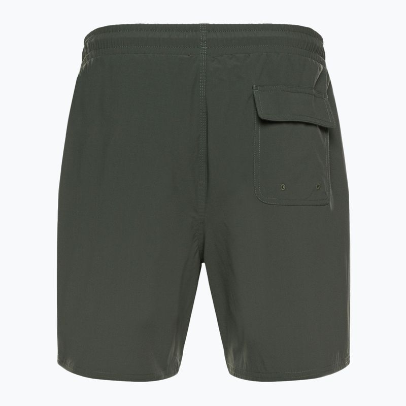 Pantaloncini da bagno Oakley Oneblock 18" nuovi e scuri da uomo 2