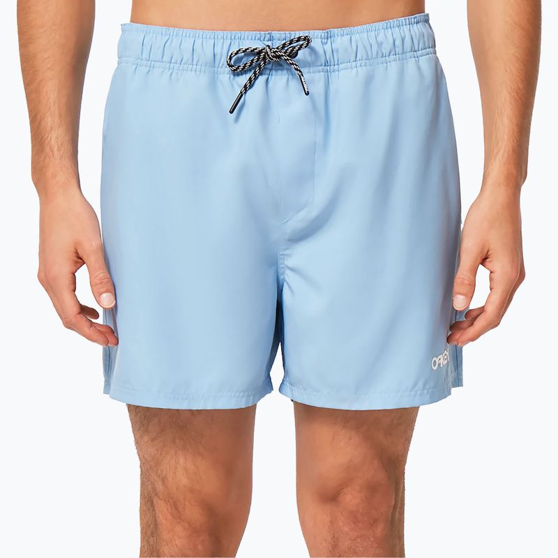 Pantaloncini da bagno Oakley Beach Volley 16" blu stonewash da uomo 4