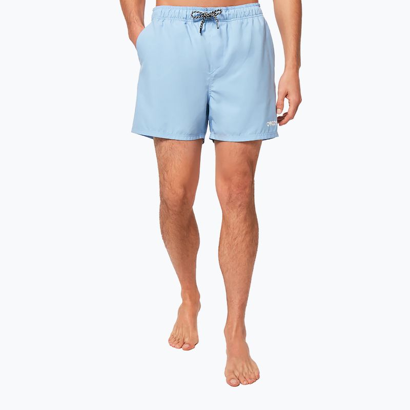 Pantaloncini da bagno Oakley Beach Volley 16" blu stonewash da uomo 5
