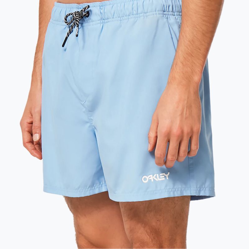 Pantaloncini da bagno Oakley Beach Volley 16" blu stonewash da uomo 6