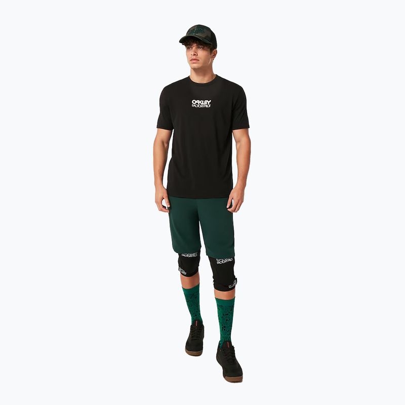 Maglietta da ciclismo Oakley Factory Pilot Tee blackout da uomo 4