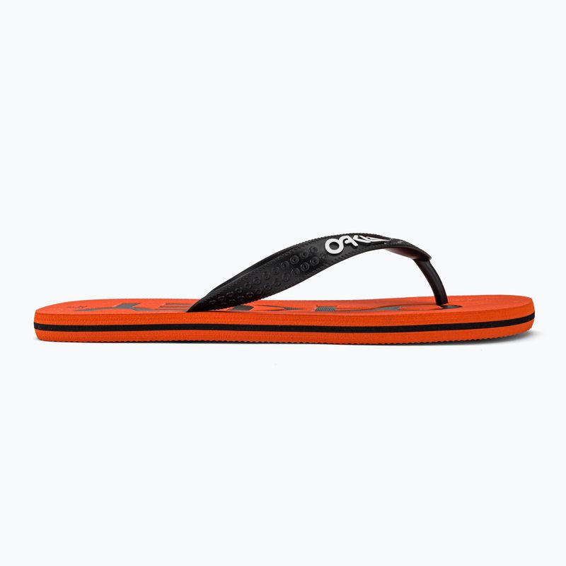 Oakley College Flip Flop arancione neon da uomo 2
