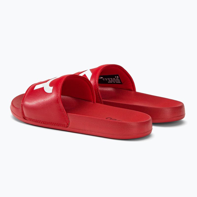 Infradito Oakley B1B Slide 2.0 linea rossa da uomo 3