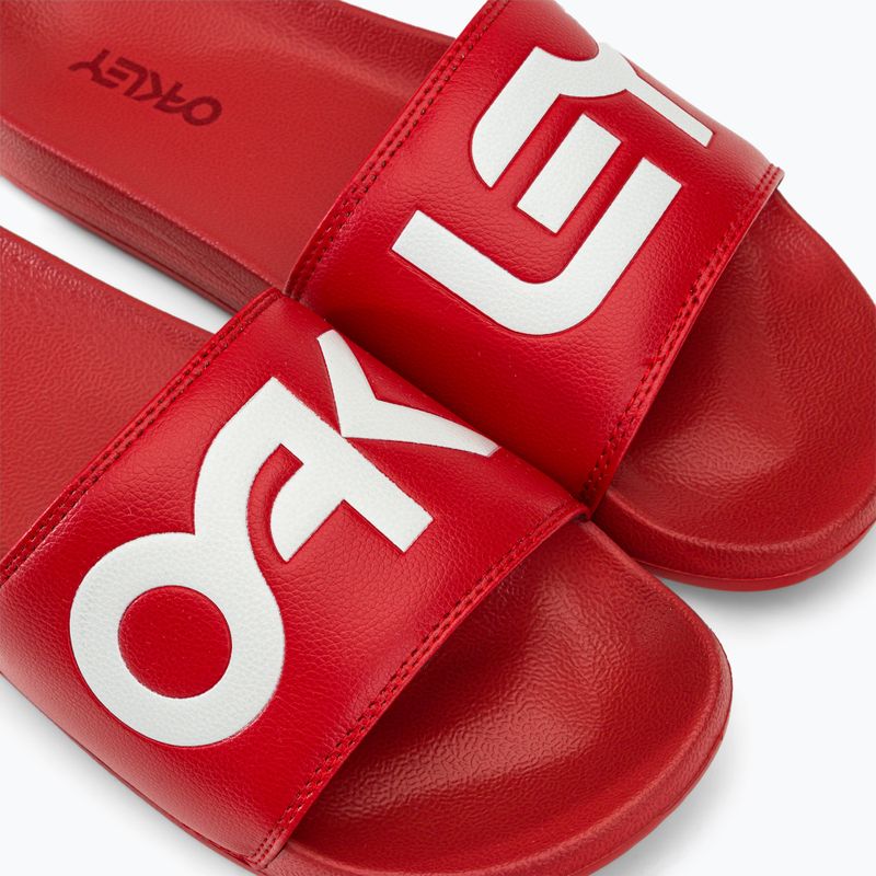 Infradito Oakley B1B Slide 2.0 linea rossa da uomo 7