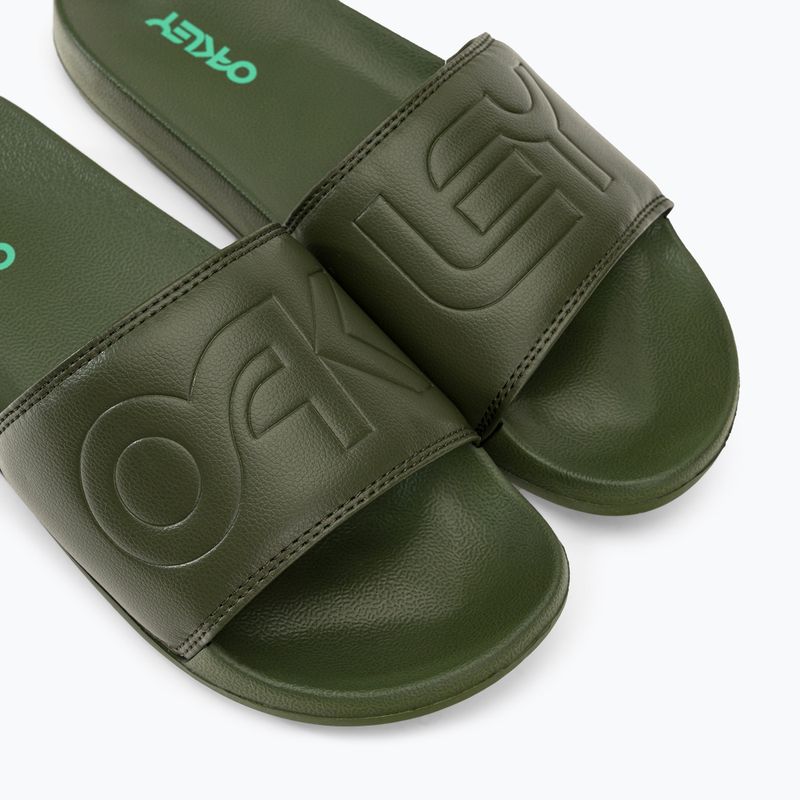 Infradito Oakley B1B Slide 2.0 Uomo, nuovo, spazzolato scuro 7