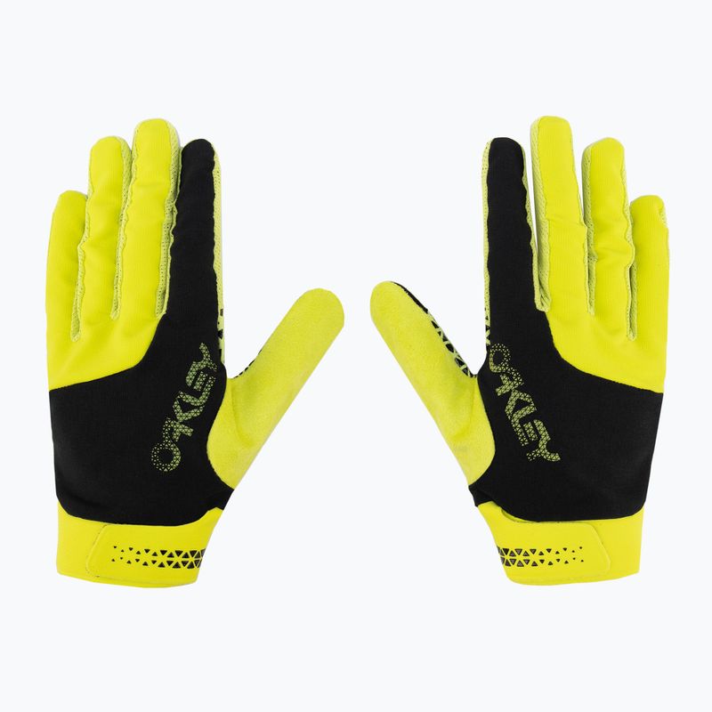 Guanti da ciclismo Oakley Off Camber MTB nero/sulphur 3