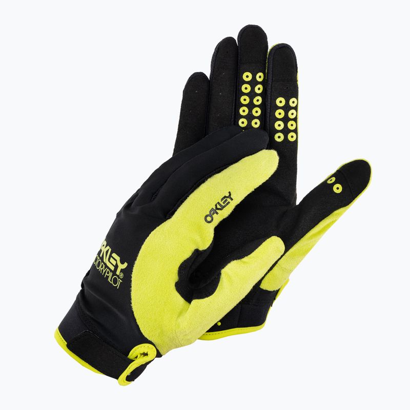 Guanti da ciclismo Oakley Switchback MTB nero/sulphur