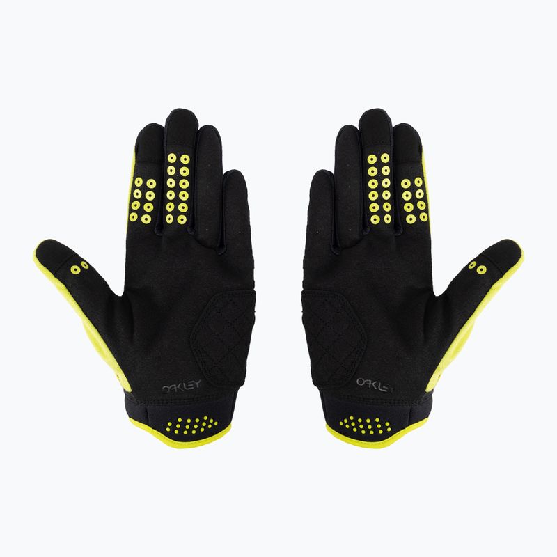 Guanti da ciclismo Oakley Switchback MTB nero/sulphur 2