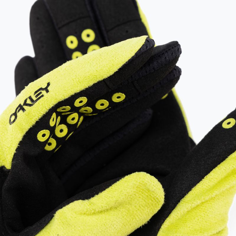 Guanti da ciclismo Oakley Switchback MTB nero/sulphur 4
